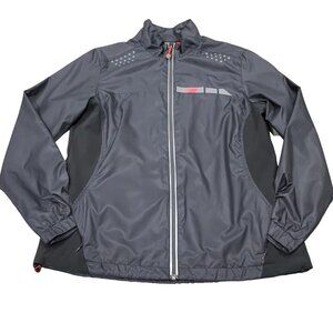 New Balance Running Jacket, Reflective Accents, Gray, M
